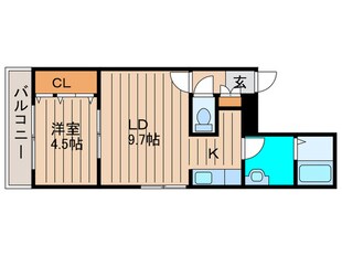 プリシードⅠの物件間取画像